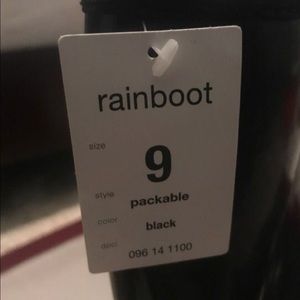Merona (Target) packable rainboots